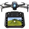 Sewsunny Drone GPS con fotocamera, Droni con telecomando dotato di schermo da 4,5″ | Drone con telecomando dotato di schermo da 4,5″, quadricottero RC pieghevole, mini drone con fotocamera, ritorno automatico