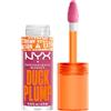 NYX Professional Makeup Gloss Rimpolpante, Altamente Pigmentato, Volume Immediato e Duraturo, Arricchito con Zenzero Piccante, Duck Plump, Tonalità: Pick Me Pink, 6,8 ml