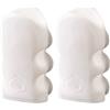 Lankater 2pcs Doccia Supporto Della Testina Di Aspirazione Cup, Doccia a Parete Supporto Della Testina Di Bagno in Marmo Di Vetro Metallo Ceramica