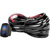 Gebildet Kit Cablaggio barra luminosa LED Heavy Duty 12V/180W 5Pin Rocker Laser On Off Interruttore Impermeabile Relè di potenza Fusibile a lama-1 Cavo