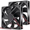 Gebildet Ventole per case Computer nere da 120mm Raffreddamento ad alte Prestazioni 12V CC a basso rumore 2pin (PH2.54) 1200 RPM Cuscinetto idraulico Silenzioso Lunga Durata Fino a 30.000 ore