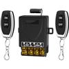 Gebildet Interruttore Telecomando Senza Fili 220V AC80~265V 30A Interruttore Relè 433Mhz Telecomando RF per Illuminazione Pompa Elettrodomestici Sistemi di Sicurezza (100m)