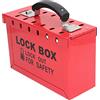 Fockety Sicurezza Lucchetto Rack Lockout Tagout Station, 12 Serrature di Gestione Box Loto Box Piastra d'Acciaio ad Alta Temperatura di Elaborazione Spray Rosso Lockout Tagout Lock Box per