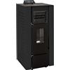 Stufe A Pellet Italia Qubo 9 kW (PACK WI-FI) Canalizzata Colore: Nero