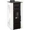 Stufe A Pellet Italia Qubo 9 kW (PACK WI-FI) Canalizzata Colore: Bianco