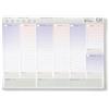 DAEMA Planner Settimanale da Tavolo Formato a4 52 Settimane - Planning Settimanale da Tavolo 2027 con Spotify Code - per Famiglia Team Casa o Ufficio