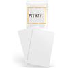 PTT-KEY® | Set di 2 schede RFID 13,56 MHz | MCT programmabile su smartphone Android | UID modificabile | Chip CUID | Carta Vigik Universale | NFC Tag | Badge Passaggio Ovunque | Badge Edificio |