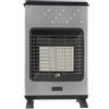 BARTOLINI Stufa A Metano Bartolini Laura Infrarossi - 4.2kW, Compatta, Grigia, Autonomia 3930 Min