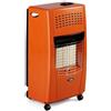 BARTOLINI Stufa a Gas Bartolini Bella I 3 Mattoni Infrarossi Arancio - Potenza 1400W-4200W