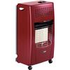 BARTOLINI Stufa A Gas Bartolini Bella I, Modello Infrarossi 3 Mattoni, Potenza 1400-4200W