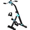SPORTNOW Pedaliera per Riabilitazione Pieghevole con Display LCD e Rulli Massaggianti | Aosom Italy