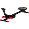 SPORTNOW Vogatore Pieghevole Professionale con Bande di Resistenza, 120kg, Rosso e Nero | Aosom Italy