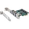EXSYS EX-11044 - Scheda PCIe USB 3.2 Gen 1 a 4 porte