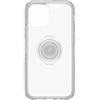 OtterBox Cover per iPhone 12 / iPhone 12 Pro Otter+Pop, resistente a shock e cadute; cover con PopGrip PopSockets,testata 3x vs le norme anti caduta MIL-STD 810G, Trasparente