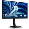 PHILIPS Monitor 27B2U3301 27 pollici 1920x1080, FHD, 120Hz, IPS Panel, 4ms GtG, USB Hub Speakers, Height Adjustment, (HDMI1x 1.4 DP 1x 1.4) Adaptive Sync, Nero