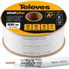 TELEVES â€" Cavo Coassiale SK6Fplus 100 m - 414801