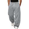 Ocnmig Pantaloni Tuta Uomo Baggy Larghi Casual Sportivi Jogger con Elastico | Pantaloni tuta uomo comodi versatili, vestibilità larga, vita elastica, stile casual sportivo per palestra tempo libero