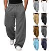 Ocnmig Pantaloni Tuta Uomo Baggy Larghi Casual Sportivi Jogger con Elastico | Pantaloni tuta uomo comodi versatili, vestibilità larga, vita elastica, stile casual sportivo per palestra tempo libero