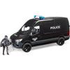 BRUDER SPIELWAREN FURGONE 02685 POLIZIA FORZE SPECIALI CON PERSONAGGIO
