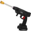 Fockety Pistola dell'idropulitrice, 600W 350 PSI rondella di pressione elettrica senza cordone con il tubo flessibile, batteria 1500mAh, corredo di lavaggio per l'automobile della casa