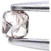 Sparkling Fancy Diamonds Cuscino Diamante Naturale Color Rosato Marrone 0.07ct