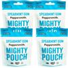Peppersmith - British Spearmint Gum - 100% xilitolo a base vegetale - Deodorante per l'alito - Gomma senza zucchero - Benefici per la salute orale - Mighty Box - Confezione da 4