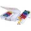 ArtBin Acciaio Super Bauletto con Colla Glitter Vassoi, Traslucido