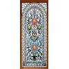 A.Monamour Adesivo Porta Autoadesiva Vetrata Colorata Con Motivo Floreale Vinile PVC Adesivi per Porte Interne 3D Pellicola Adesiva Poster Sticker Murale Decorazione da Parete Carta da Parati