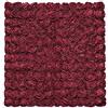 Gkhlg 144 rose artificiali in schiuma con steli in morbida schiuma di polietilene, per fai da te, per decorare feste in casa e vacanze (rosso scuro)