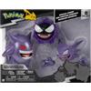 Pokémon Seleziona Evolution Pack - Gastly, Haunter e Gengar Battle Figure | Figure da 7,6 cm Gastly e Haunter e Gengar Battle Figure da 11,4 cm