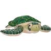 Wild Republic Cuddlekins Mini Tartaruga Marina Verde, Peluche di Animali, 20 cm, Peluche per Neonati, Peluche per Regalo di Compleanno Imbottitura Realizzata Partendo da Bottiglie Riciclate