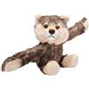 Wild Republic Huggers Lupo, Pupazzo Bracciale, Peluche per Bambini con Braccialetto A Scatto, Regalo per Bambini, Imbottitura Realizzata Partendo da Bottiglie Riciclate, 20 cm