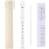 Kimfead Flauto Dolce Soprano per Bambini | Flauto Soprano 8 Buchi, Resina ABS Resistente, Diteggiatura Tedesca, per Adulti, e Principianti