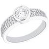 s.Oliver Anello da donna in argento Sterling 925 con zirconi