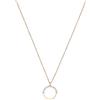 TOM TAILOR - Collana da Donna in Argento 925 - con Zircone - Ciondolo a Cerchio
