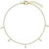 amor - Bracciale da Donna in Argento 925 - Placcato Oro/Dorato - con Zircone - AMR-B0013