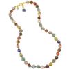 GlassOfVenice Collana Corta in Vetro di Murano da 40,6 cm con prolunga - Perline Scintillanti sommerse Multicolori Italiane in Vetro soffiato Fatto a Mano - Collane in Vetro di Murano da Donna