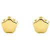 Monde Petit Orecchini per bambini fiore 3 mm - oro giallo 18K (750) - Scatola Regalo - Certificato di garanzia