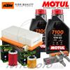 MOTUL - HIFLO - NGK Tagliando KTM Duke 690 R 2012-2017 690R Kit Olio Motul 7100 10W60 Filtri Candele