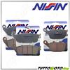 Nissin KIT PASTIGLIE FRENO ANT+POST NISSIN SINTERIZZATE HONDA HORNET 600 S 2003 2004