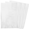 WRITWAA 100 Pezzi Porta Pettorale in PVC Bianco Fori Preforati | Supporto Custodia e Rilegatura, per Pettorali e Fogli A4, Uso All'aperto