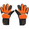ibasenice Guanti da Portiere di Calcio, Lattice PU Arancia | Impugnatura, Strap Regolabile e Dorso Flessibile, per Gioco All'aperto e Dita Protette
