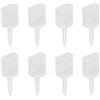 Sosoport 12 Pezzi Chiodi per Bersaglio da Tiro con Arco, Bianco | Plastica Resistente, Inserimento Semplice, per Blocco in Schiuma e Bersagli, Pratica in Cortile o Chiuso