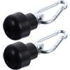 SHINEOFI 2 Set Terminale per Cavo d'Acciaio Gancio Rapido, 5-6 MM | Acciaio Inox e Ferro, Clip Veloce e Robusta, per Sistemi a Puleggia e Cavigliere
