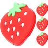 Abaodam 4 Pezzi Ammortizzatore in Silicone Rosso, Forma | Assorbimento Urti e Montaggio Rapido, per Partite e Allenamenti, Adatto a Giovani e Adulti