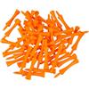 ibasenice 50 Pezzi Arancia Tee da Golf Castello in Plastica ABS 70mm | Allenamento e Campo Pratica, Altezza Grande, Facile da Individuare Sul Terreno, per Golfisti
