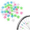 Glymexir 108 pezzi colorati per raggi della bicicletta, accessori per bicicletta per | Clicker riflettente per raggi per bicicletta per bambini, per ragazze e ragazzi, decorazioni per raggi