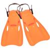 BESPORTBLE Pinne da Snorkeling Regolabili 39-43, in PP Tpr, Arancioni | Tacchi Aperto Pulsanti Rapidi, Pad Interni e Punta Ampia, per Lezioni Nuoto e Calzini