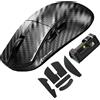 ATTACK SHARK Mouse da gaming wireless ATTACK SHARK R11 Ultra, realizzata in fibra di carbonio, con frequenza di 8000Hz, peso di soli 49g, 42000 DPI, 20000 FPS, sensore PAW3950MAX, chip Nordic 52840, rivestimento Ice-Feel, connettività BT/2.4G/cablata, …