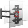 Sonstige Supporto a parete girevole e inclinabile per televisori da 32-60 pollici, con peso massimo di 28 kg, compatibile con standard VESA 400x400 mm